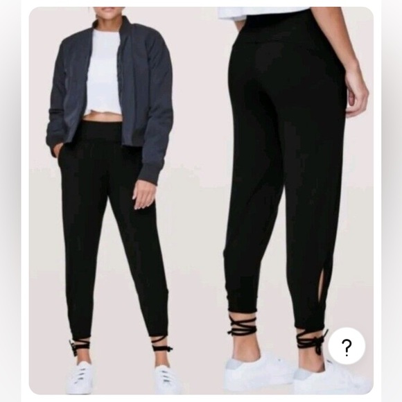 Lululemon black jogger sissone women’s size 4 gently used condition 23” inseam - Picture 4 of 8